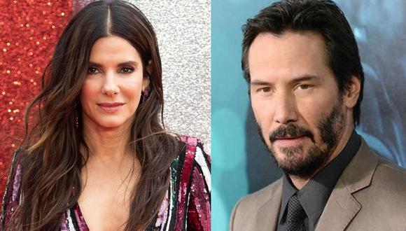 Sandra Bullock reveló que estuvo enamorada de Keanu Reeves, pero él no le correspondió. (Foto: EFE)