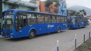 Corredor Azul: Habilitarán patios para buses del servicio