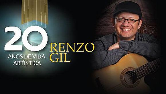 Renzo Gil hará un repaso por sus 20 años de trayectoria artística con un gran concierto. (Difusión)