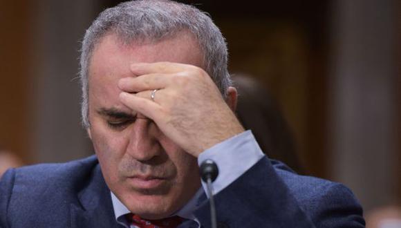 Kasparov vive en el exilio desde hace varios años. (AFP)