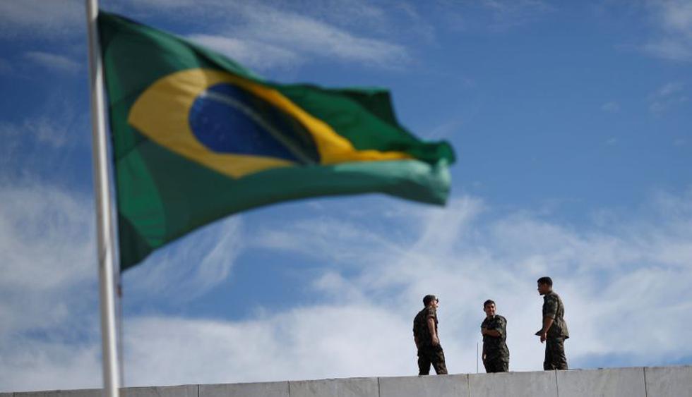 Fuerte esquema de seguridad en el último ensayo de investidura presidencial en Brasil. (Foto: Reuters)