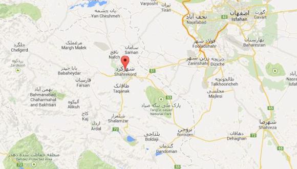 Incendio provocado intencionalmente en prisión de Irán deja 11 muertos. (Captura Google Maps)