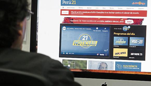 Perú21 fue víctima del ataque de hackers políticos. (Perú21)