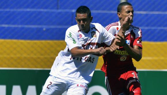Inti Gas perdió 1-0 ante Caracas en Ayacucho. (AFP)