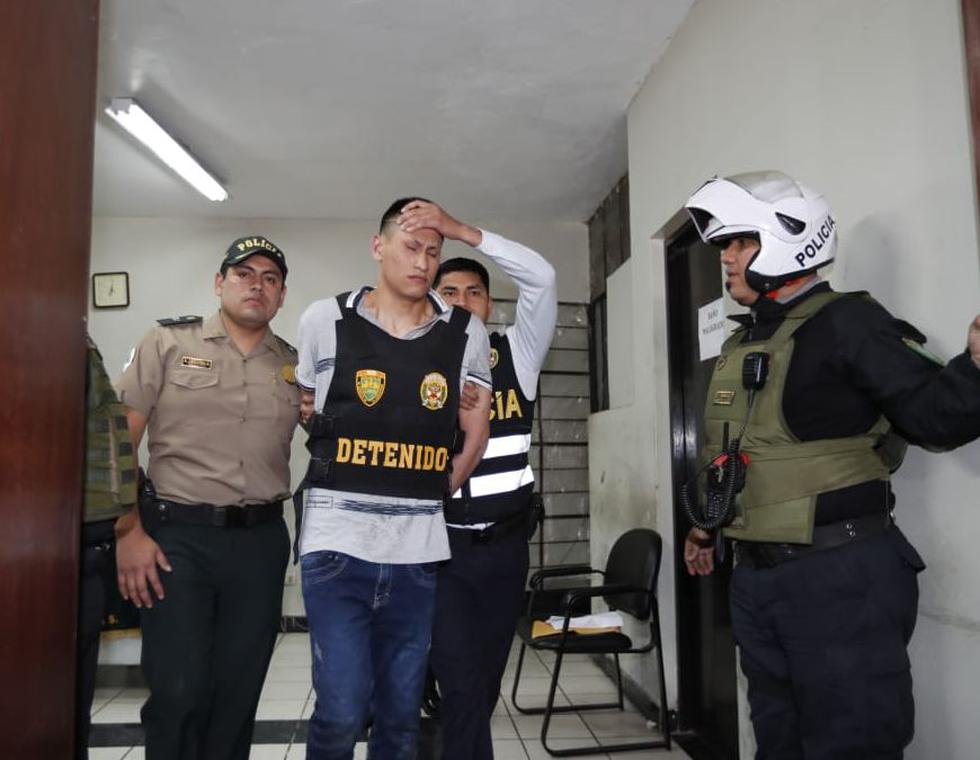 Jhan Pedro Tapia fue detenido y trasladado a la comisaría del distrito. (Foto: Joseph Ángeles)