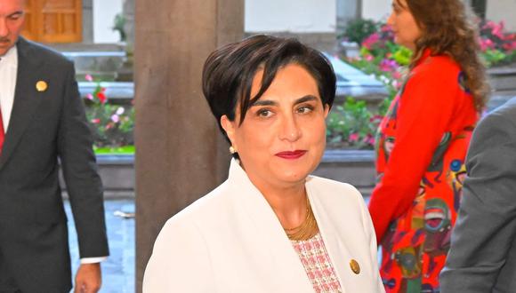 La ministra de Relaciones Exteriores de Ecuador, Gabriela Sommerfeld. (AFP)