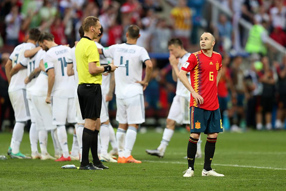 Españay corrió la misma suerte que Argentina y Portugal quedando fuera del Mundial, mientras que, Rusia se suma a Francia y Uruguay. (GETTY)