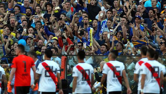 Boca Juniors vs. River Plate, el clásico argentino,se jugó a estadio lleno este domingo. (Foto: Reuters)