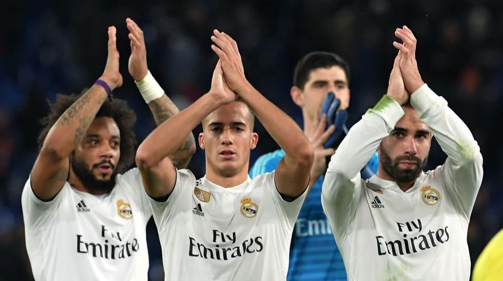 Real Madrid se impuso 2-0 ante la AS Roma y pasa a octavos de la Champions League. (AFP)