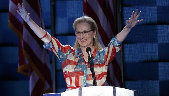 Meryl Streep: Este es su inspirador discurso a favor de la candidatura de Hillary Clinton. (EFE)