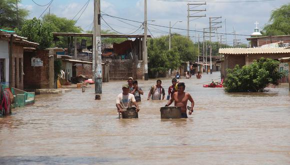 Catacaos fue una de las zonas más afectadas por el desborde del río Piura.