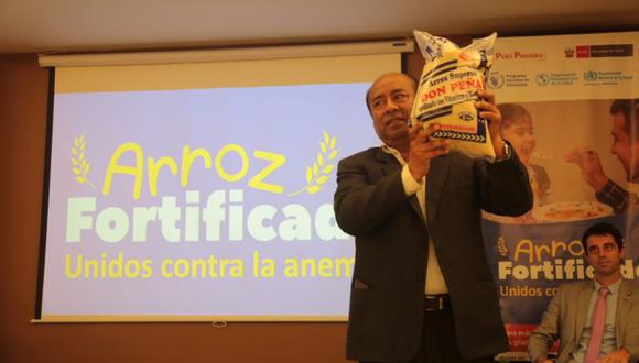 El arroz fortificado podrá ser adquirido por entidades del gobierno y los programas sociales. (Foto: Difusión)