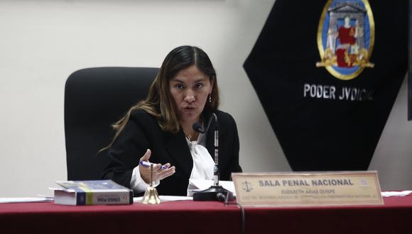 Elizabeth Arias Quispe es jueza del Tercer Juzgado de Investigación Preparatoria. (GEC)