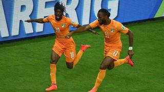 Brasil 2014: Costa de Marfil derrotó a Japón por impulso de Didier Drogba