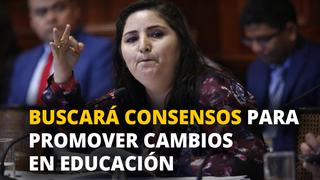 Congresista Arimborgo, buscará consensos para promover cambios en la educación