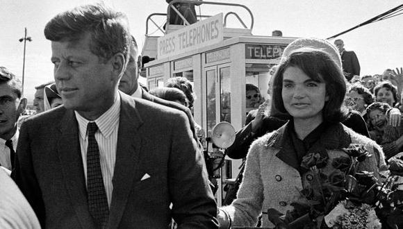 John F. Kennedy y Jackie Kennedy. (AP)