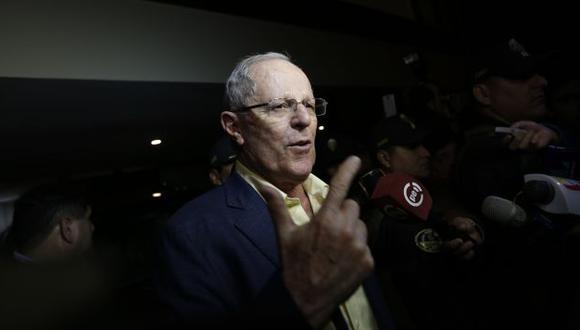 PPK reafirmó que no indulatará a Alberto Fujimori. (Anthony Niño de Guzmán)