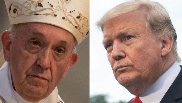 Papa Francisco no tendría algún problema con encarar a Donald Trump por el muro fronterizo. (AFP)