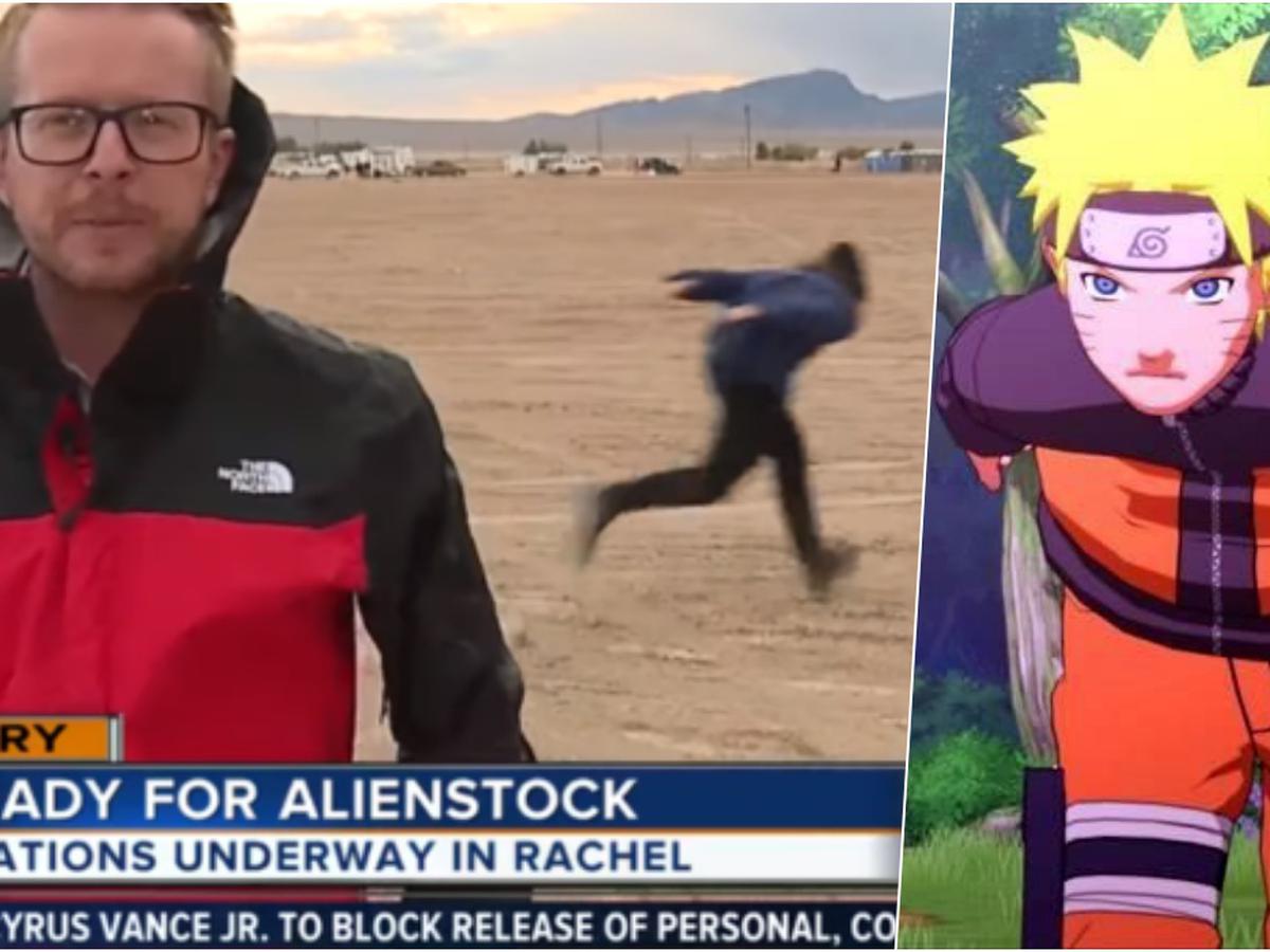 Vivemos para ver gente correndo como Naruto para libertar ETs da Área 51 -  UOL TILT