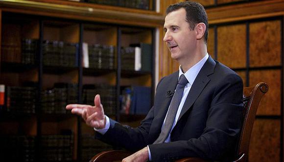 Bashar al Asad dio una entrevistas a la televisión estatal rusa. (Reuters)