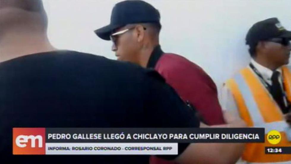 Pedro Gallese llegando a Chiclayo. (RPP Noticias)