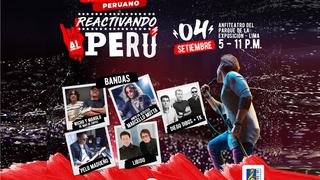 Vuelven los conciertos en vivo con ‘100% Rock Peruano - Reactivando al Perú’