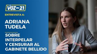 Adriana Tudela: “Tenemos que interpelar y censurar al gabinete Bellido”