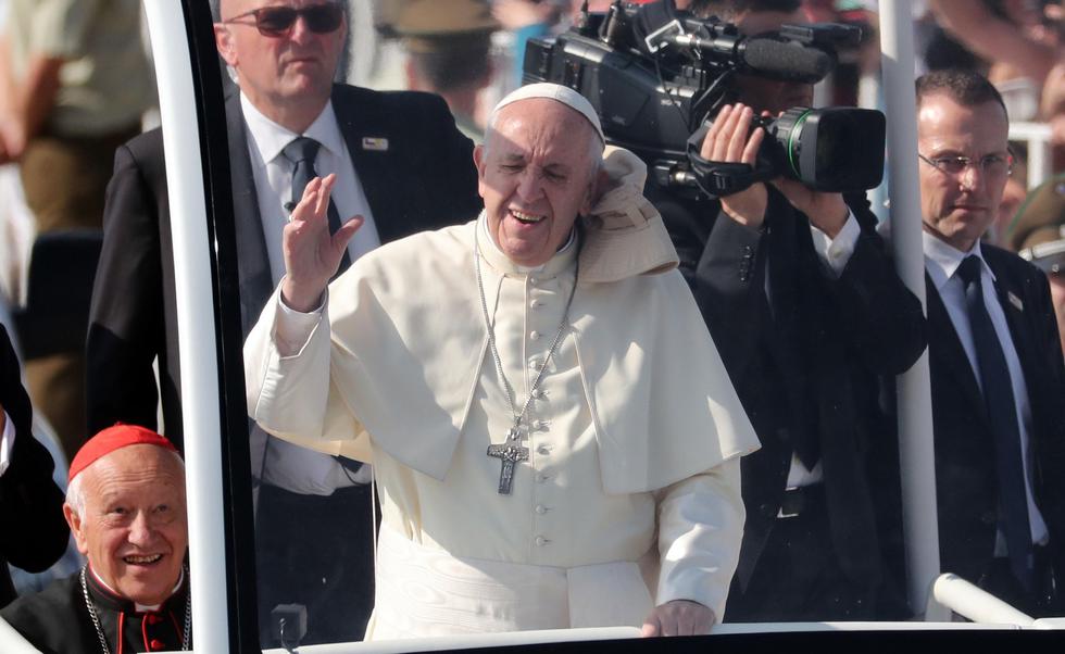 Papa Francisco en Chile: ¿Qué le lanzaron en la cara al sumo pontífice? (EFE)