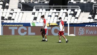 Selección Peruana realiza reconocimiento del campo en el estadio Nilton Santos | FOTOS