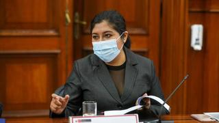 MIMP rechaza “acoso político” sufrido por Betssy Chávez durante interpelación
