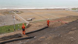 Costa Verde: Instalan geomallas protectoras en Malecón Castagnola para prevenir deslizamientos