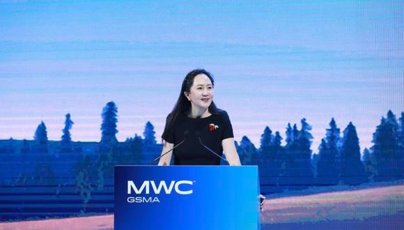 Sabrina Meng, directora financiera de
Huawei.