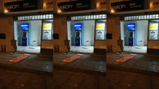 Policía frustra robo de dinero de cajero automático bajo la modalidad del 'arrastre' [FOTOS Y VIDEO]