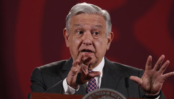 El presidente de México, Andrés Manuel López Obrador, ha tenido reiteradas referencias sobre la política interna del Perú en sus últimas presentaciones ante la prensa. (EFE/ Mario Guzmán)