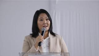 Keiko Fujimori descarta postular a la presidencia: “Creo que debo de esperar”