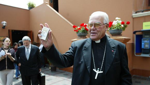 Monseñor Luis Bambarén falleció este viernes tras ser diagnosticado con el COVID-19. (Foto: Inés Menacho / GEC)