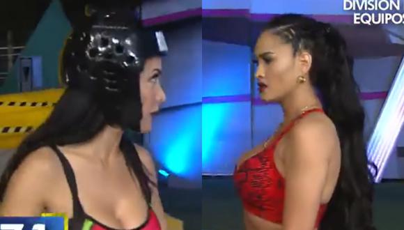 Micheille Soifer perdió los papeles con Rosángela Espinoza. (Foto: Captura América TV).