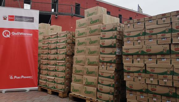 Qali Warma llevó 125 toneladas de alimentos para beneficencias en distintas regiones (Foto: Qali Warma)