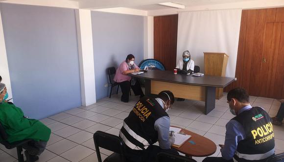 ​Policía y Fiscalía Anticorrupción recabaron información en la Red de Salud de Yanahuara-Arequipa