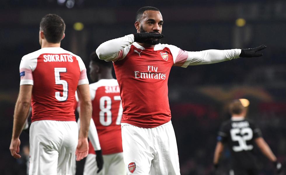 Arsenal venció 1-0 al Qarabagla y avanzó en la Europa League 2018. (EFE)