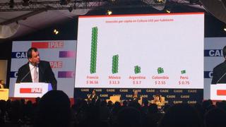 Perú invierte menos de un dólar por persona en cultura, señaló el ministro Jorge Nieto