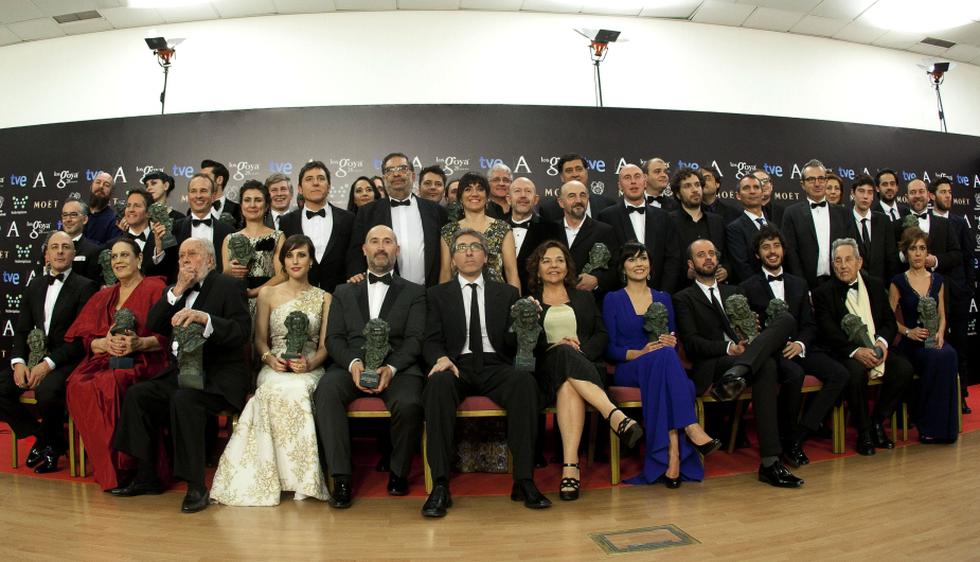 Hoy se llevó a cabo la XXVIII edición de los Premios Goya en Madrid, España. (EFE)