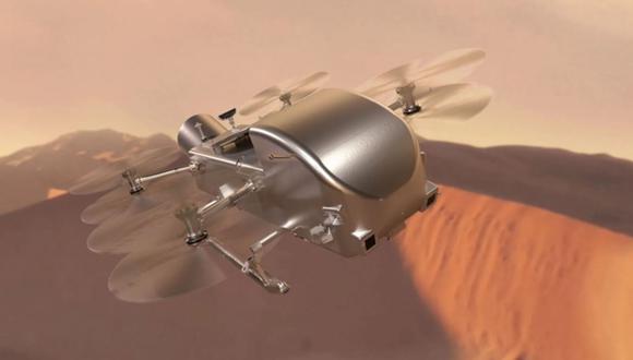 NASA confirma la misión Dragonfly rumbo a Titán. (Captura: NASA)