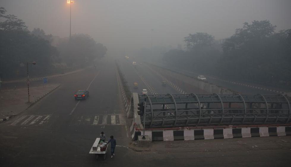 La contaminación de Nueva Delhi, capital de la India, está entre las peores del mundo. (AP)