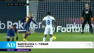 Barcelona empató en casa contra el Eibar