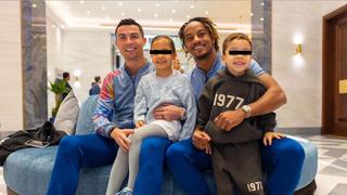 “Mis nietos y un tal Cristiano Ronaldo”: papá de André Carrillo comparte una foto junto a ‘CR7′