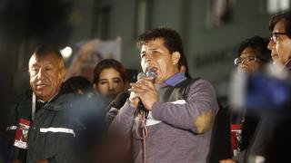 Pedro Castillo: “Seguiremos y no descartamos una huelga de hambre”