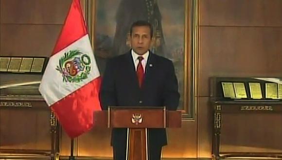 Mensaje de Ollanta Humala no repercutió tanto en los medios de Chile (Captura)
