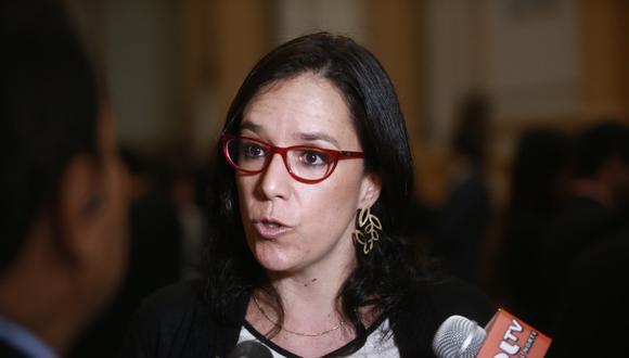 La congresista Marisa Glave indicó que fue ella quien convocó a ciertas personalidades para la campaña por el No. (Foto: GEC)