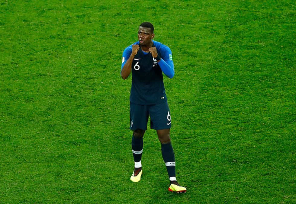 Con Pogba en el campo, Francia venció 1-0 a Bélgica y clasificó a la final del Mundial. (GETTY)